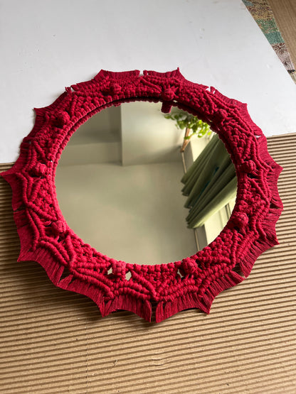 Mandala Macrame Mirror