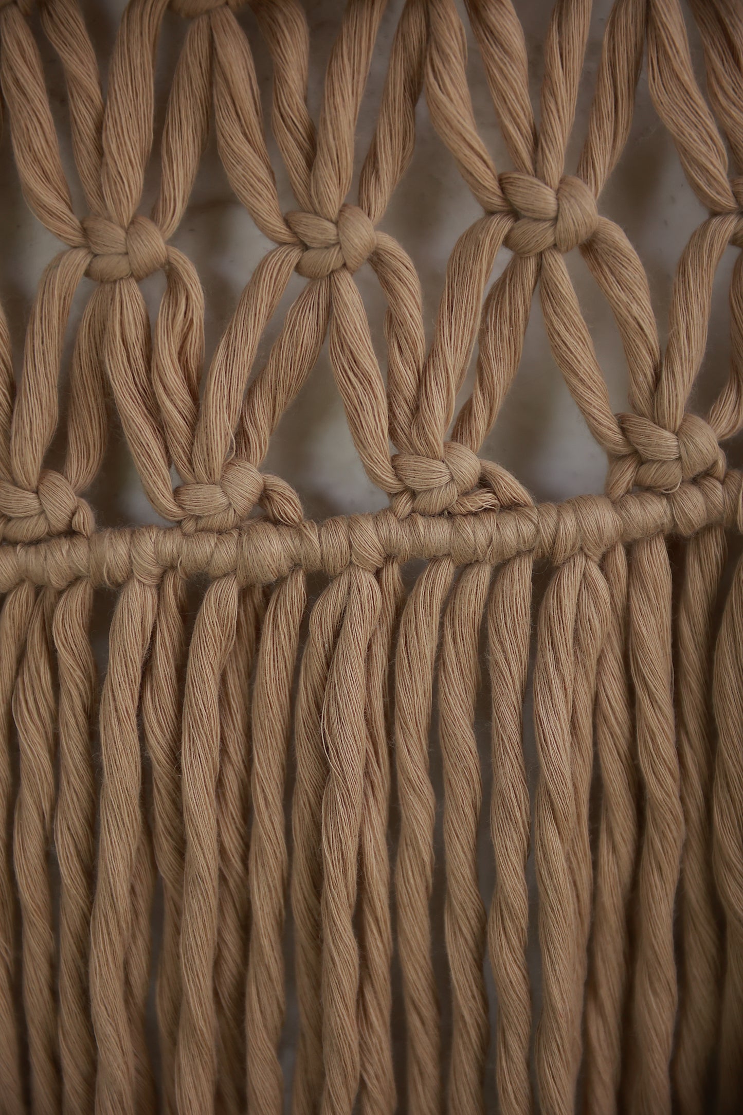 Macrame Picture hanger comes with 10 clips